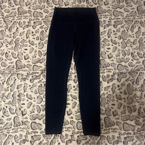 Alo 7/8 Navy High Waist Airlift Leggings
